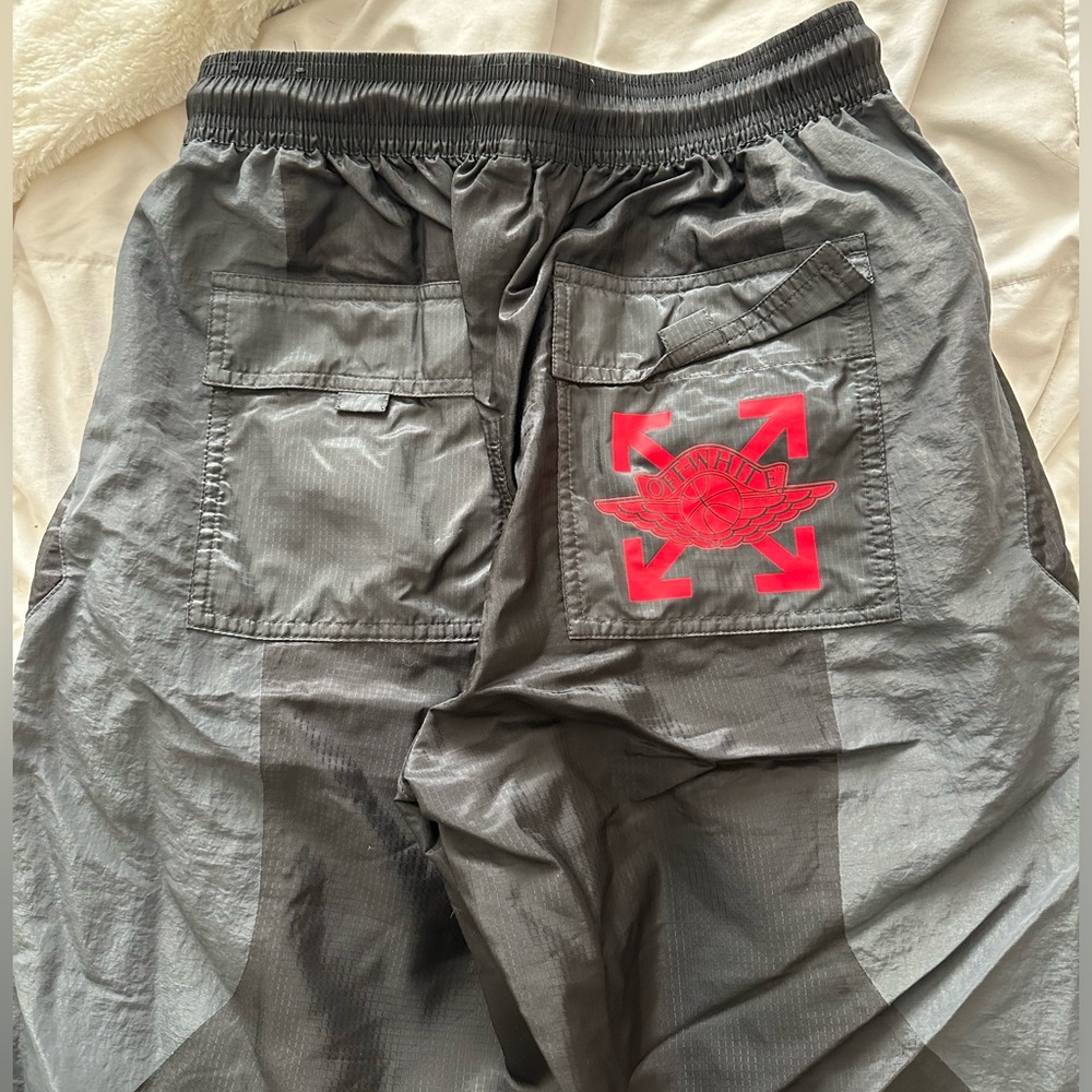 Off White X Jordan Woven Pants Black